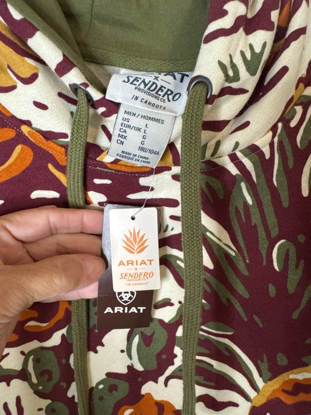 Ariat x Sendero Provisions Co. “In Cahoots” hoodie, NWT - Picture 6 of 6
